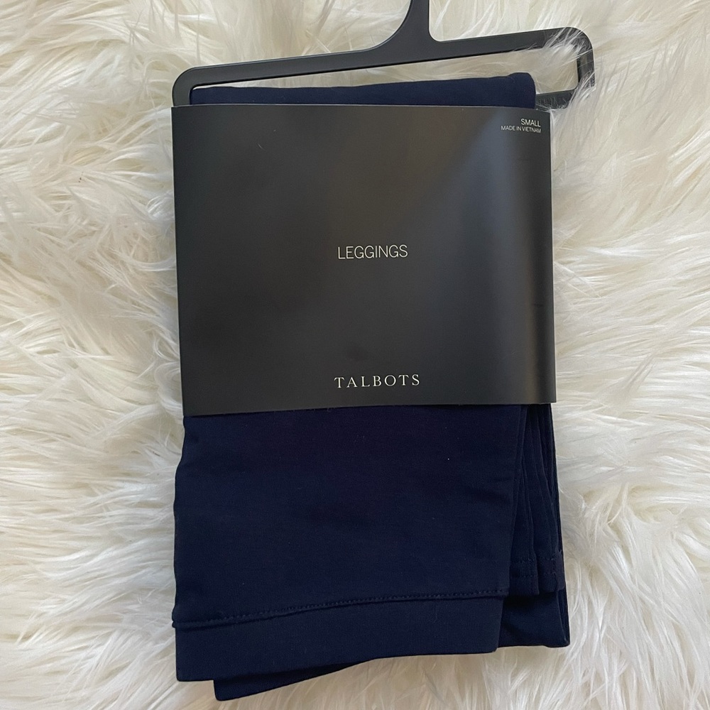 NWT Talbots Navy Leggings - Picture 2 of 4